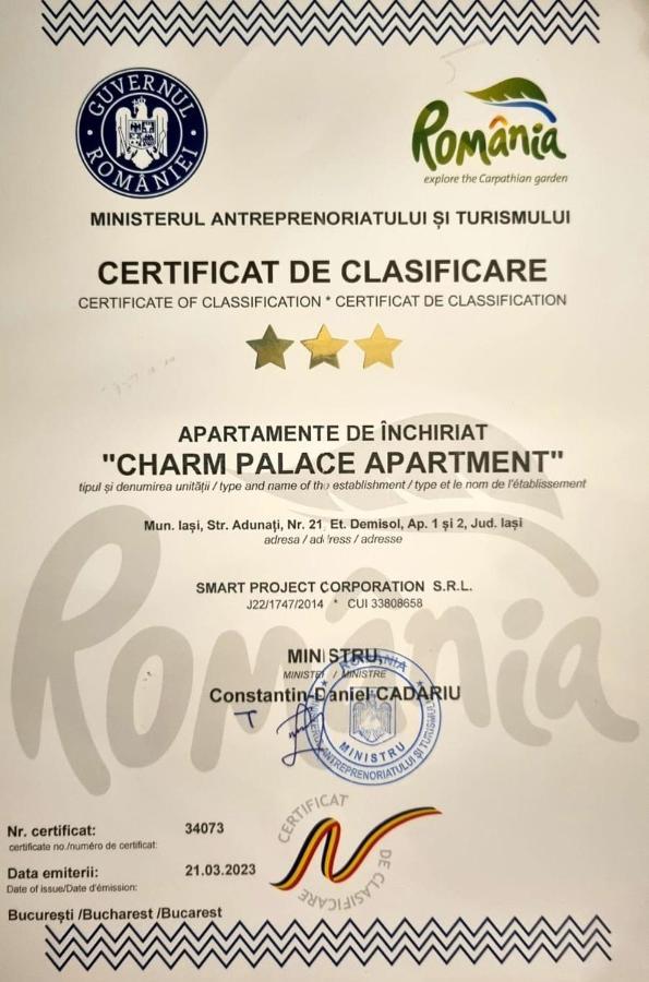 Charm 2 Palas Apartment Iasi Exterior photo